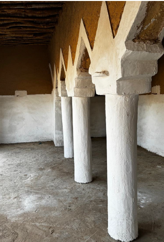 المسجد بعد الترميم